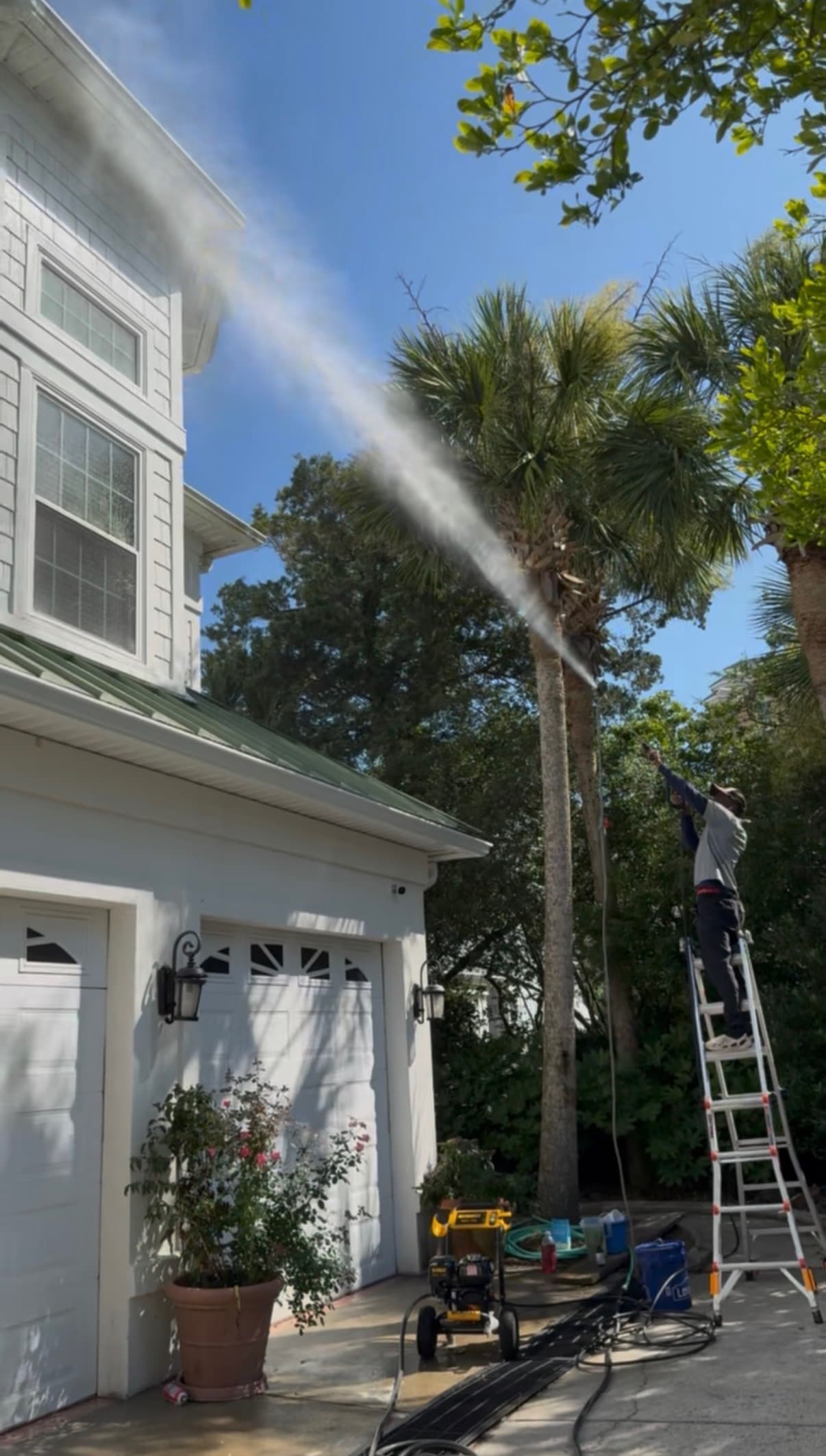 Pressure Washing — after